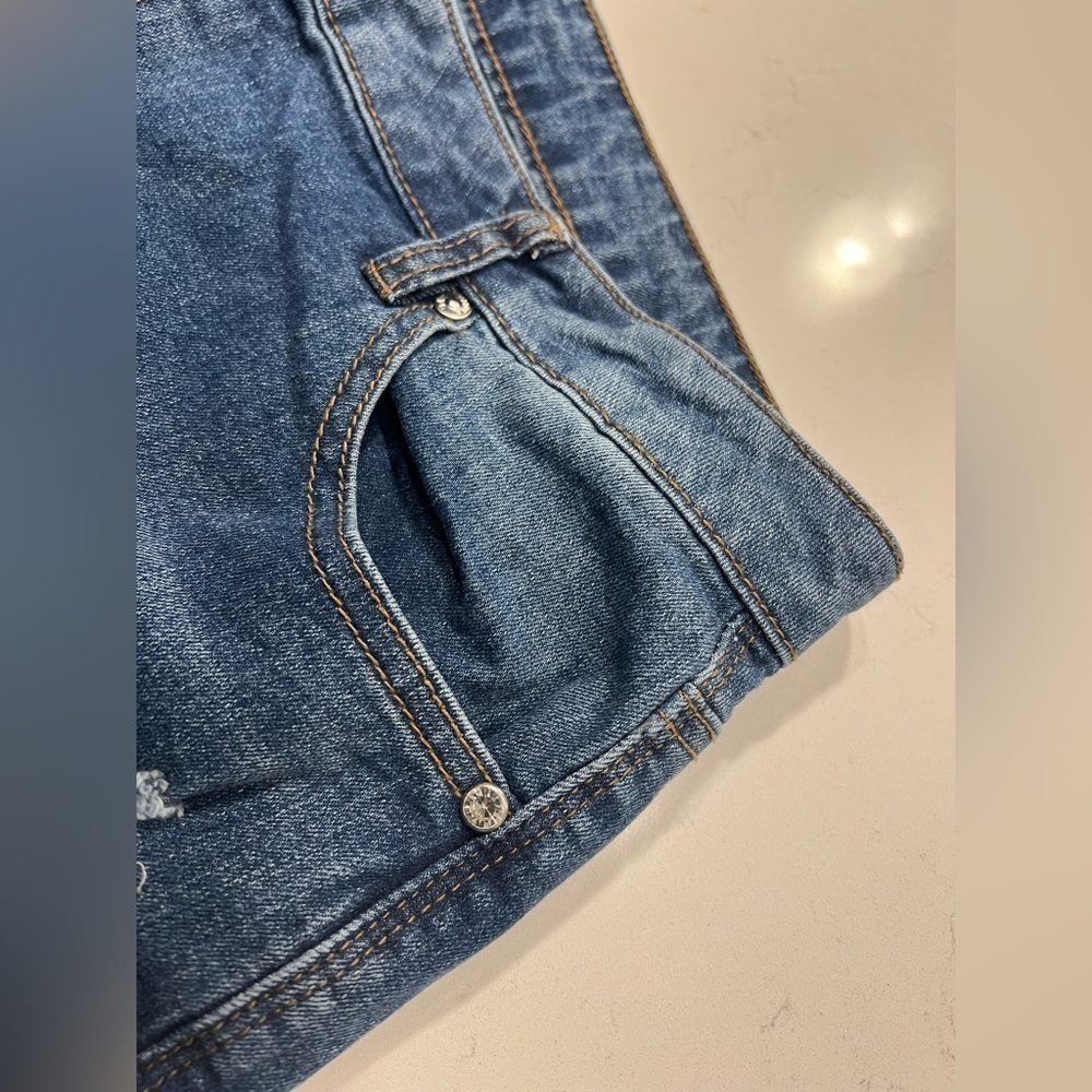 Madden NYC Distressed Skinny Jeans Blue - Picture 11 of 11